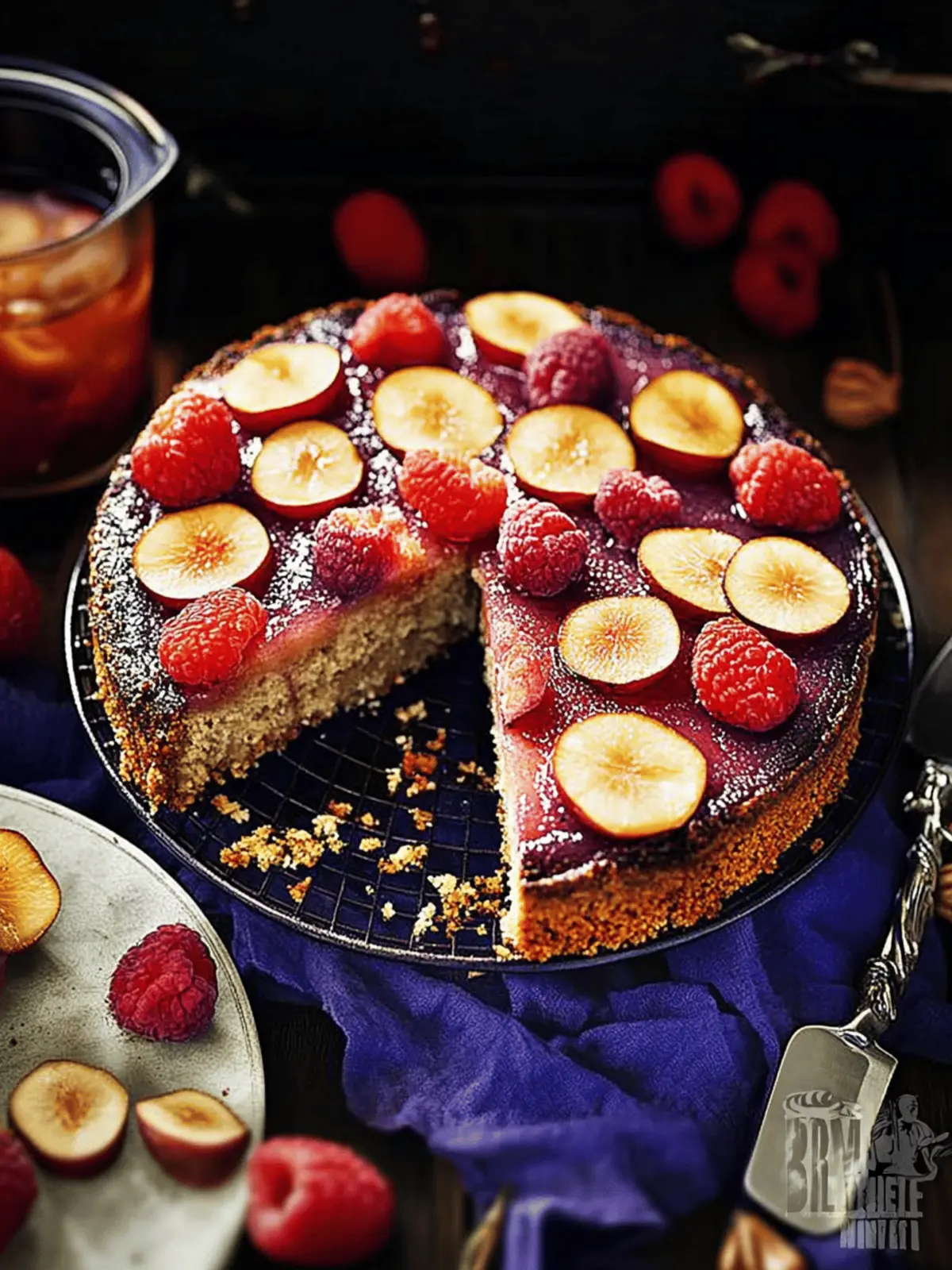 Pflaumen- und Zucchinikuchen, saftig und aromatisch