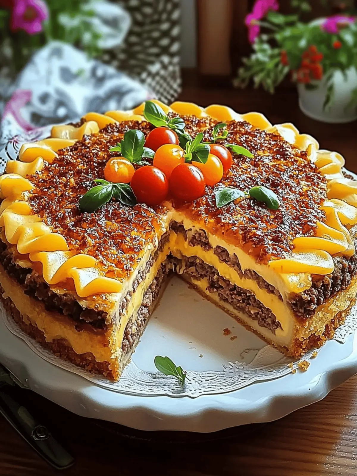 Käseburger-Pie: Leckere Torte für jeden Anlass 2 Käseburger-Pie