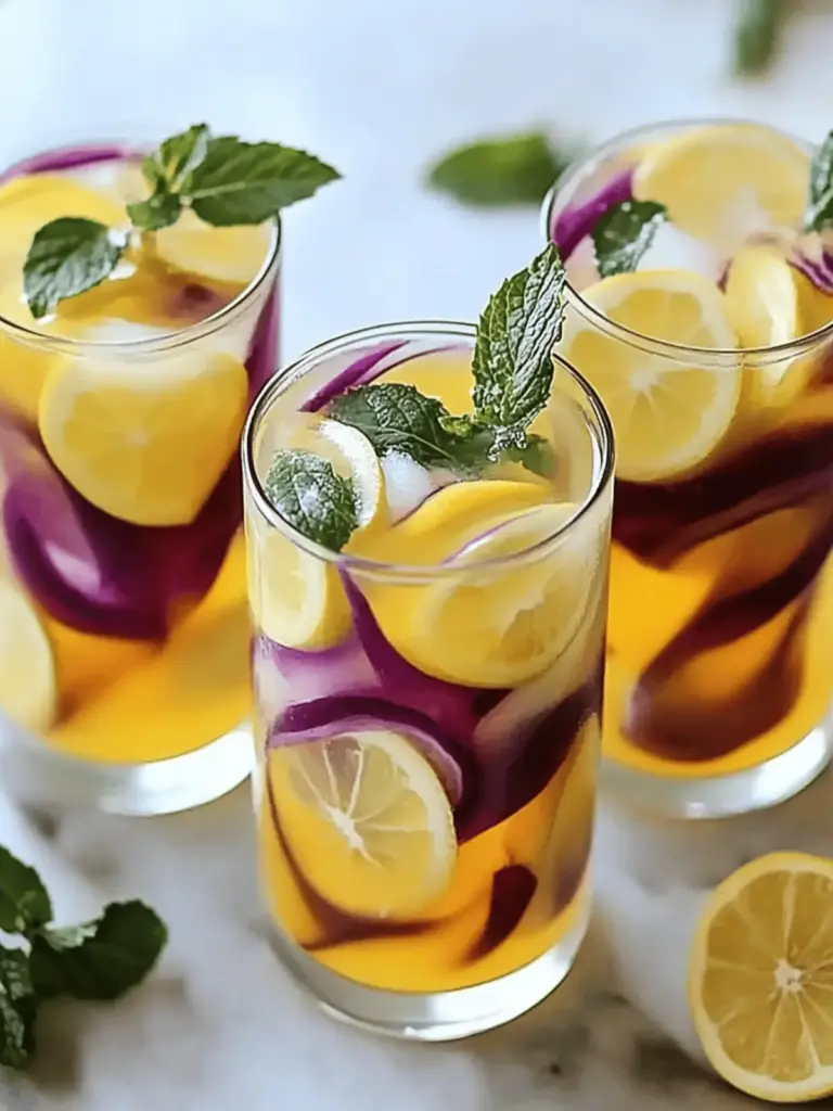 Farbwechselnde Limonade