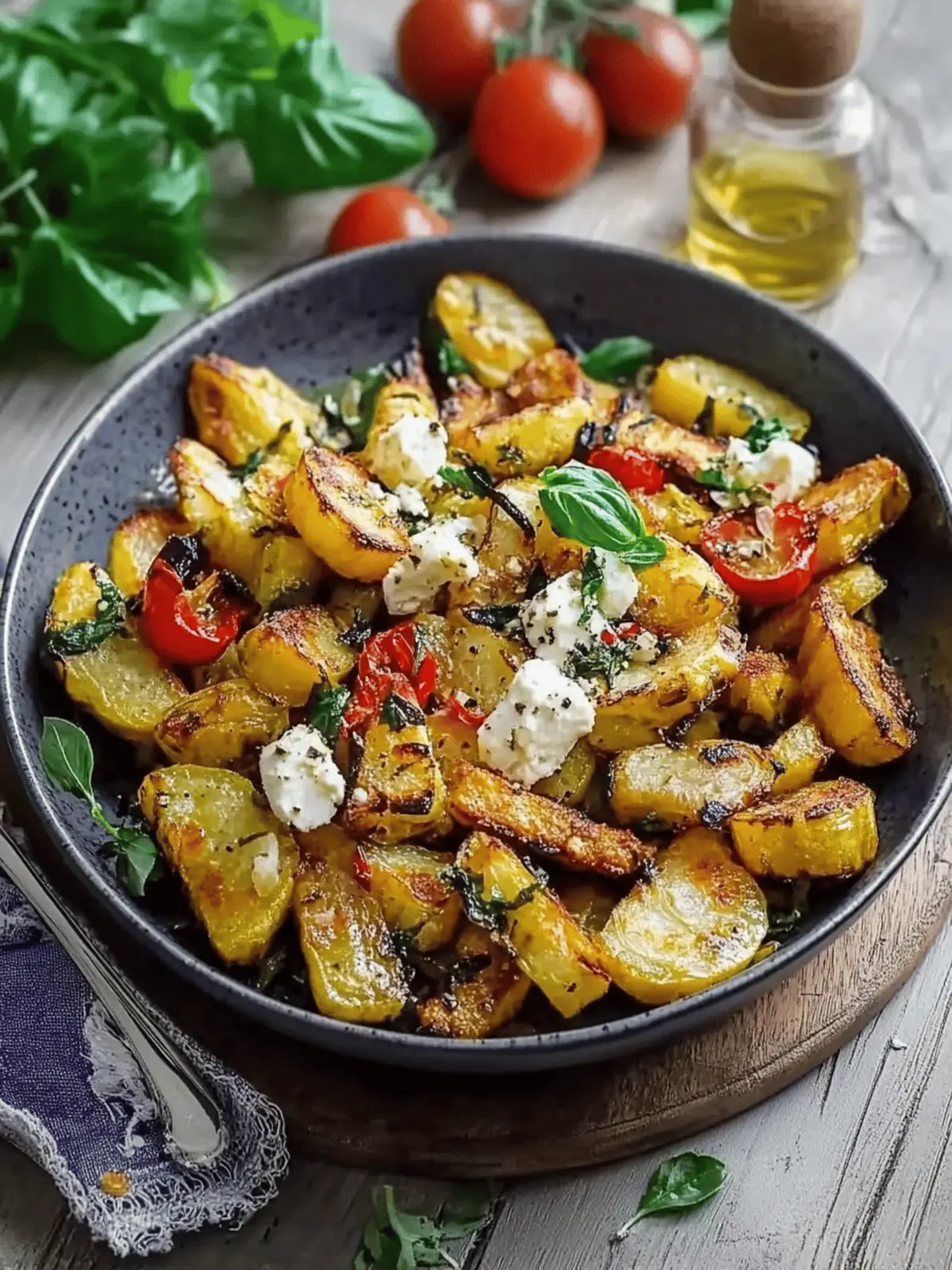 Frittierter Kohlrabi mediterran: Gesund & lecker 4 Fried kohlrabi in Mediterranean style - A healthy and delicious vegetable dish