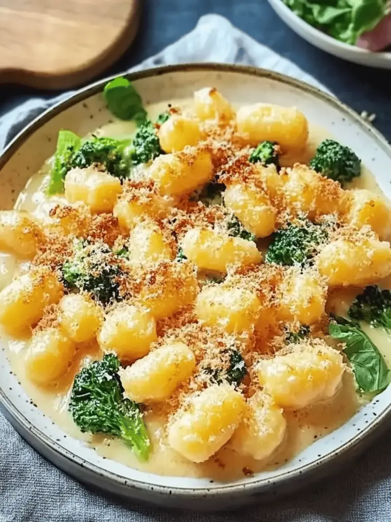 Cremige Brokkoli-Gnocchi