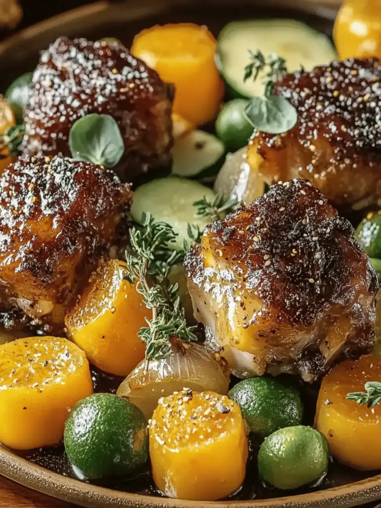 Ahornsirup-glasierte Hähnchen