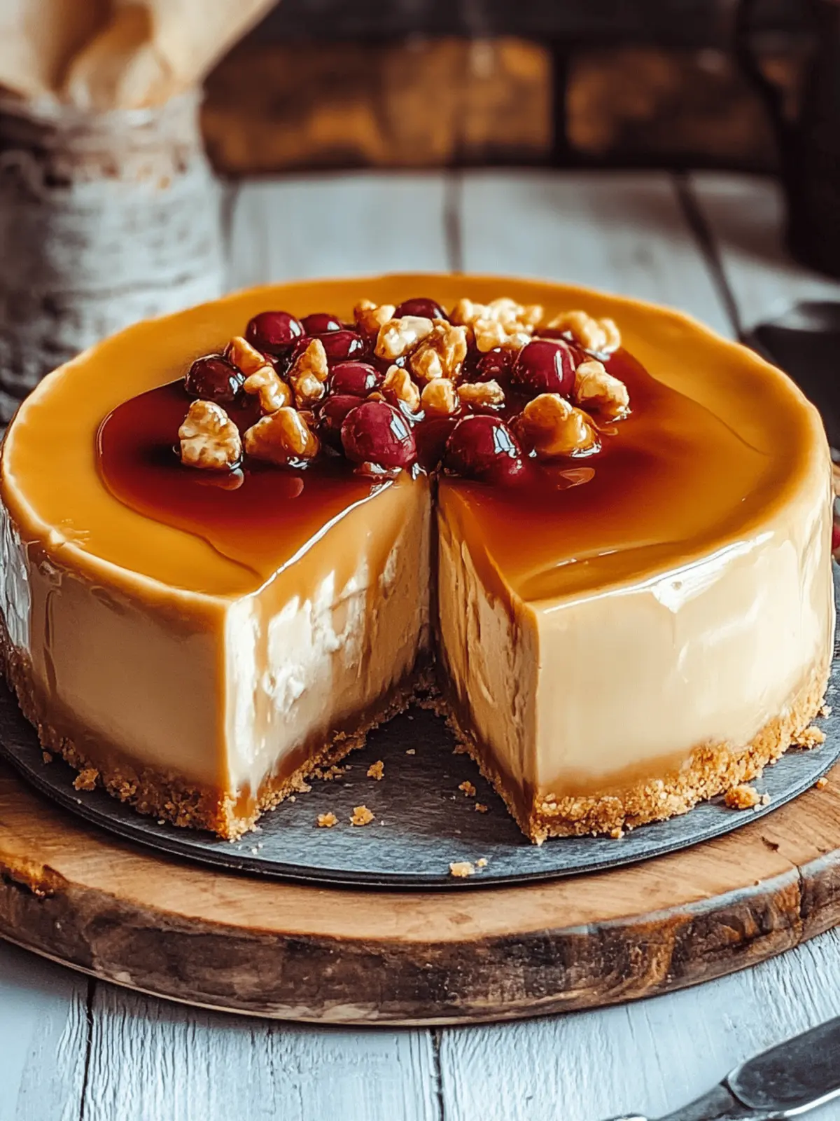 Gesalzene Karamellkäsekuchen für Genussmomente 2 Gesalzene Karamellkäsekuchen