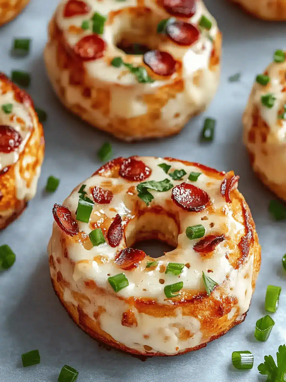 Würzige Speck-Frischkäse-Bagels mit Wow-Effekt 2 Würzige Speck-Frischkäse-Bagels