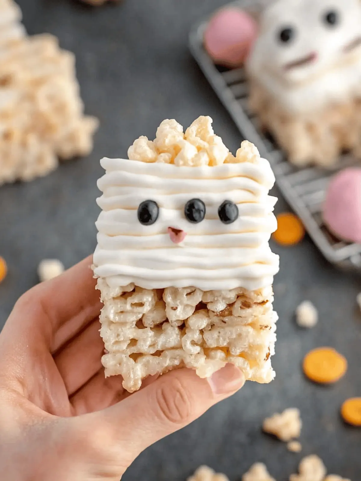 Mummy Krispies Leckereien – Spooktacular Süßigkeiten für Halloween 4 Mummy Krispies Leckereien