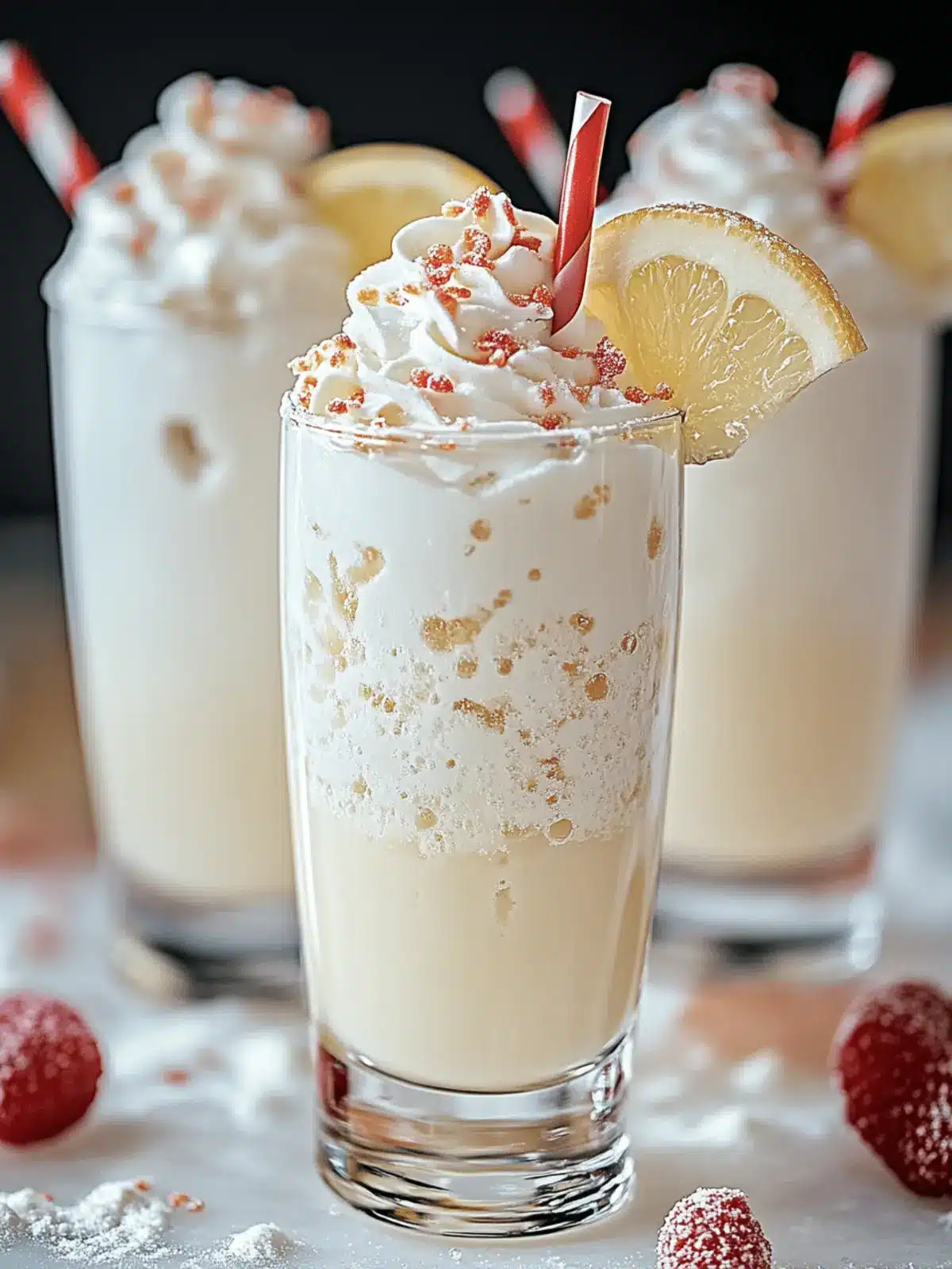 Festlicher Pfefferminz-Weihnachtsfloat