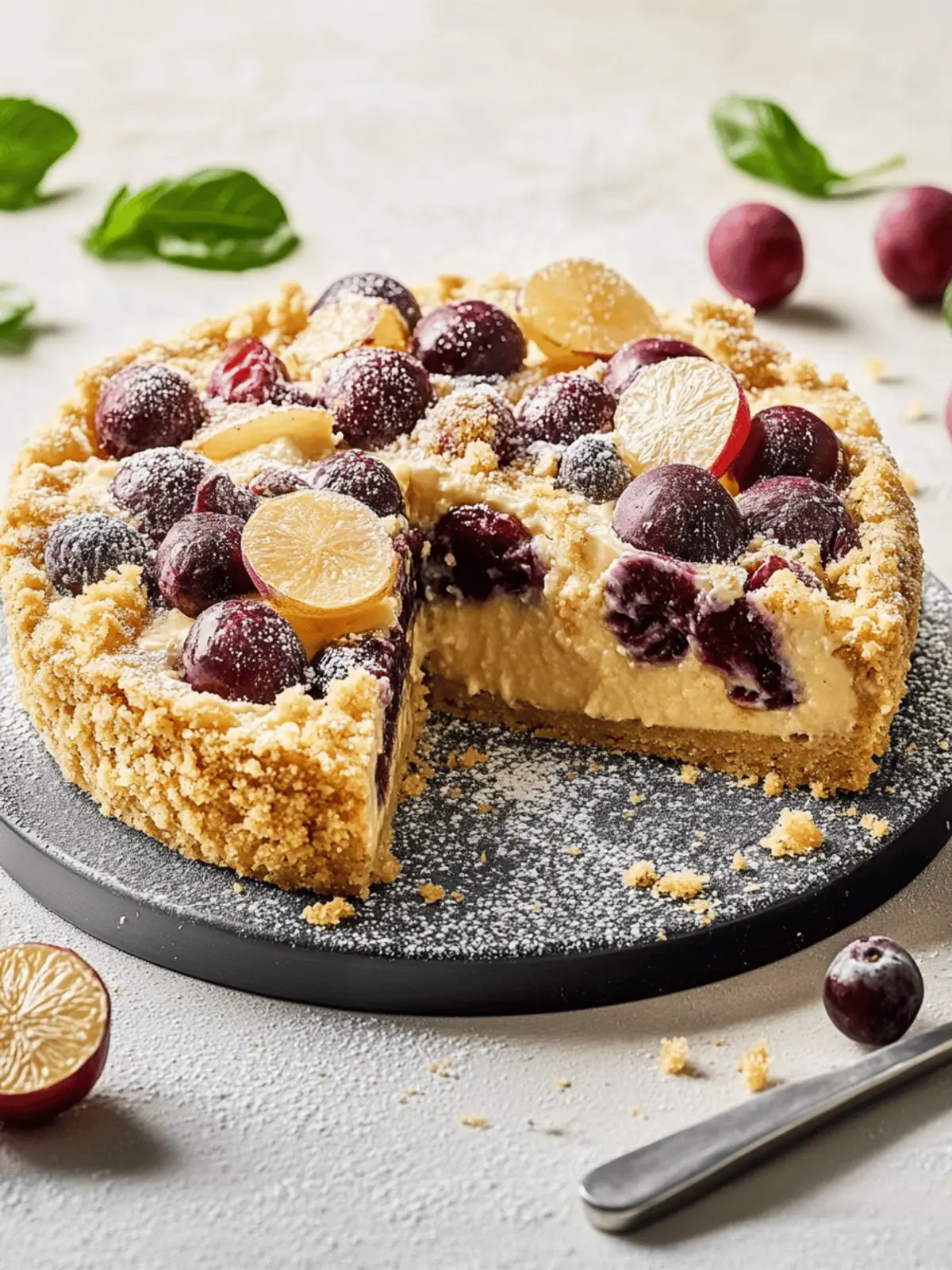 If plum cake, then please with pudding and crumbles