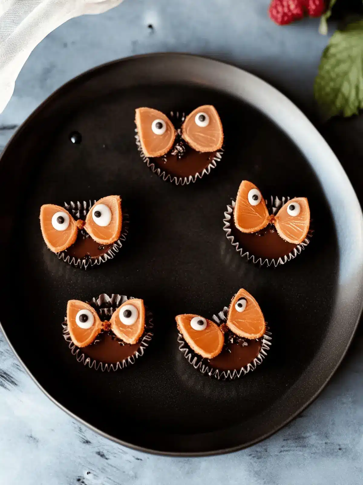 Halloween Fledermaus Kekse ganz einfach selbst machen 3 Halloween Fledermaus Kekse