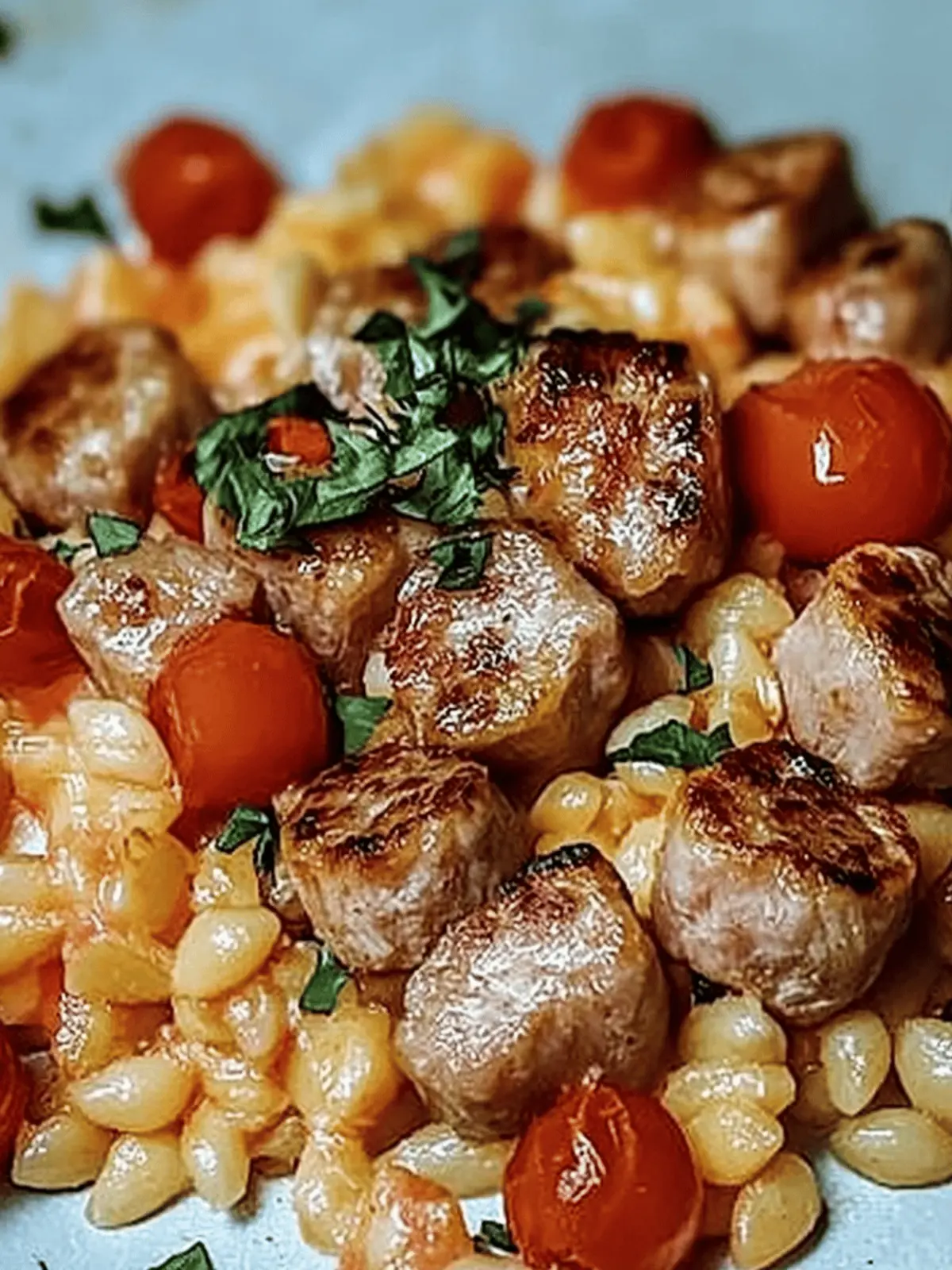 Herzhafter Wurst- und Reis-Pfannengericht für jeden Tag 4 Herzhafter Wurst- und Reis-Pfannengericht