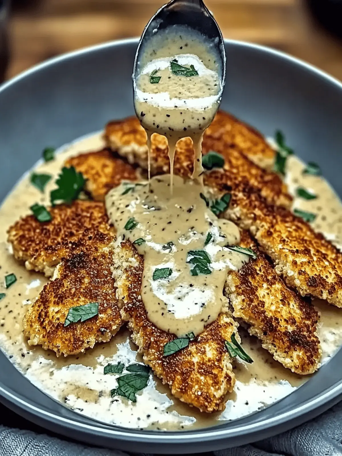 Parmesan-Hühnchen mit cremiger Knoblauchsauce schnell & lecker 4 Parmesan-Hühnchen mit cremiger Knoblauchsauce