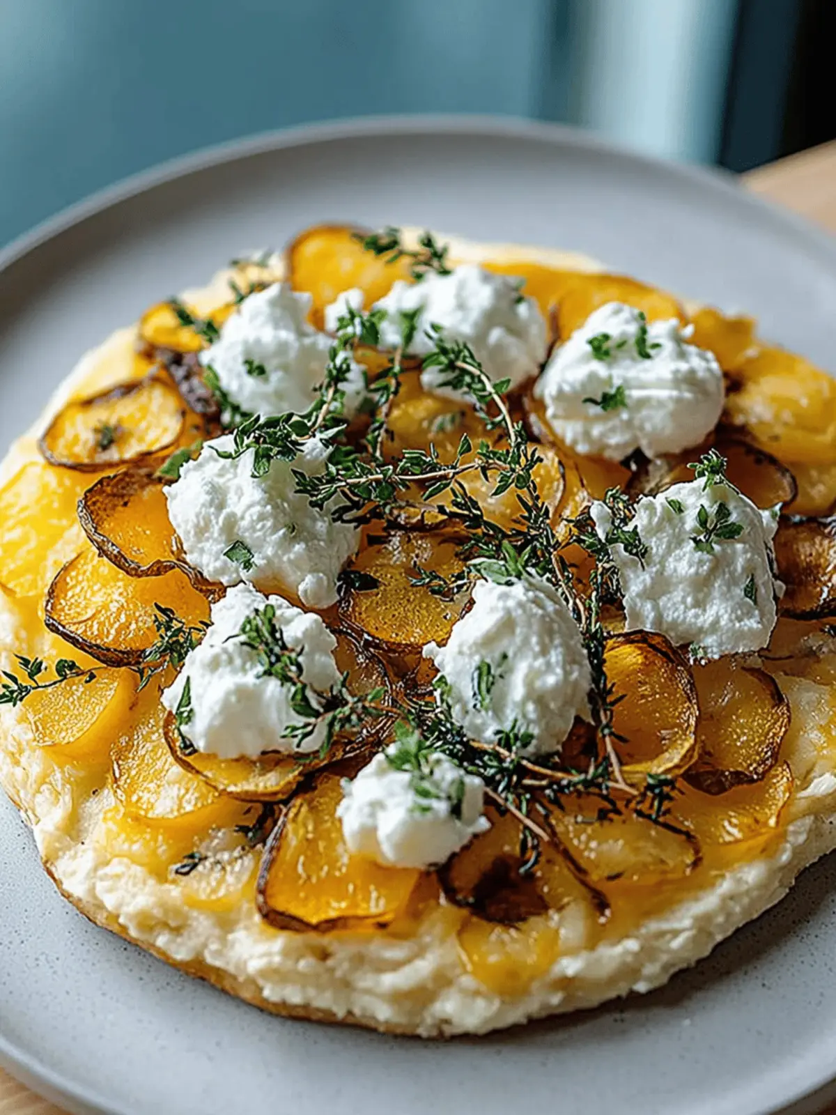 Herbstliche Kürbis Tarte flambée für gemütliche Abende 4 Herbstliche Kürbis Tarte flambée