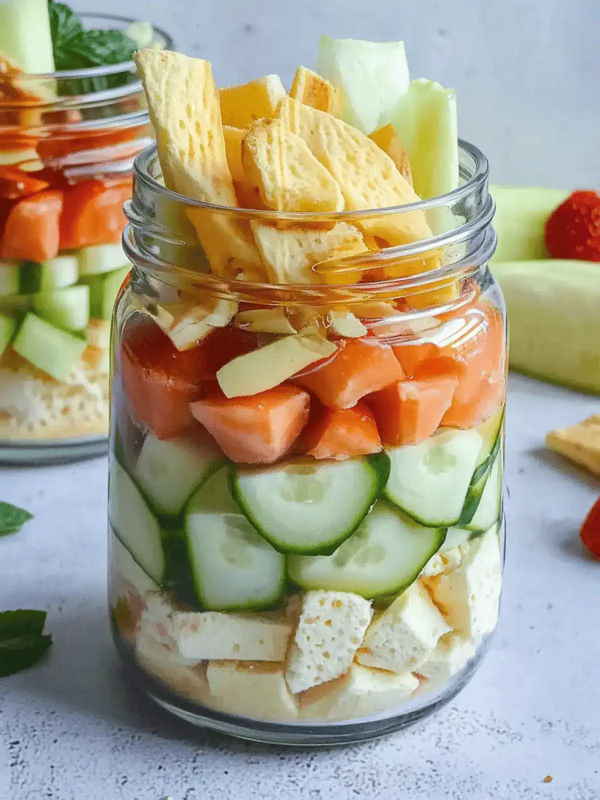 Mahlzeitenvorbereitung Salat im Glas leicht gemacht 3 Mahlzeitenvorbereitung Salat im Glas