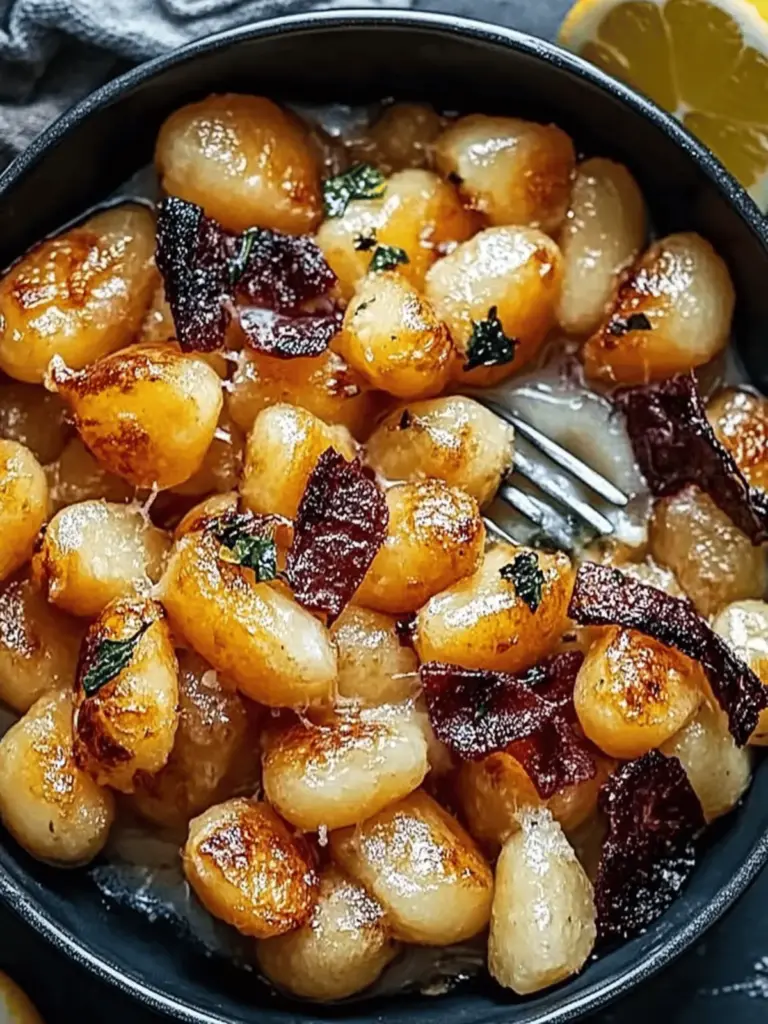 Crispy Gnocchi & Pilze