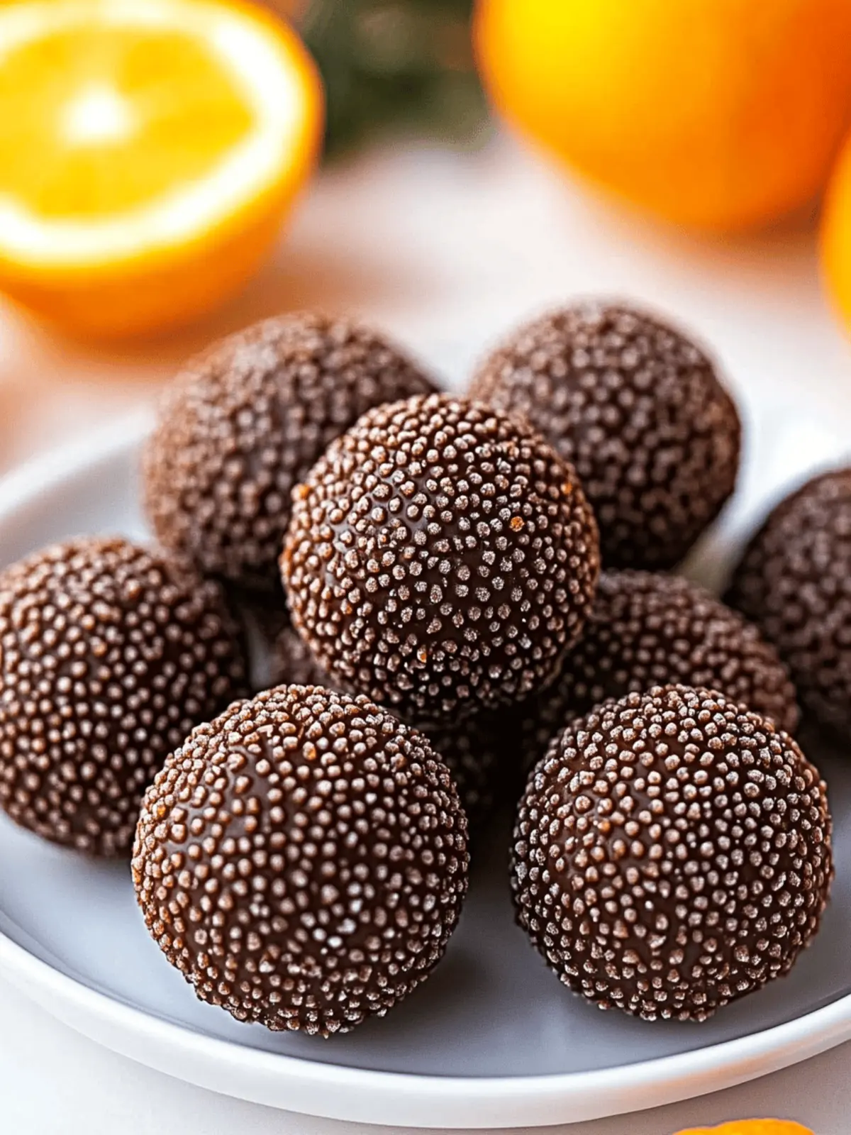 Saftige Orange Schokolade Weihnachtspralinen zum Verlieben 5 Saftige Orange Schokolade Weihnachtspralinen