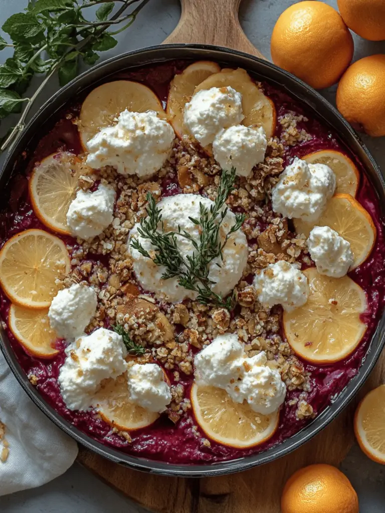 Rote-Bete-Gratin mit Ziegenkäse