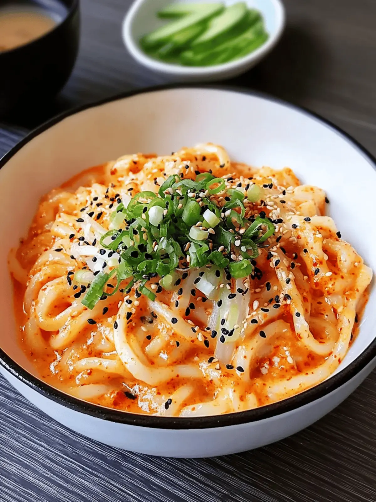 Cremige Kimchi Udon für schnellere Genussmomente 4 Cremige Kimchi Udon