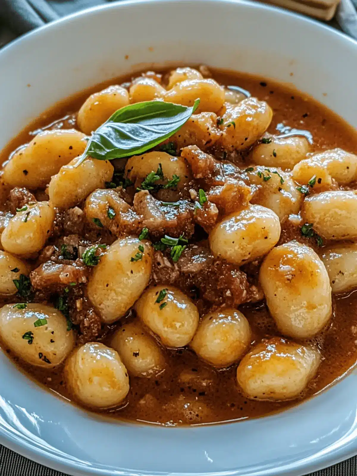 Gnocchi-Gulasch