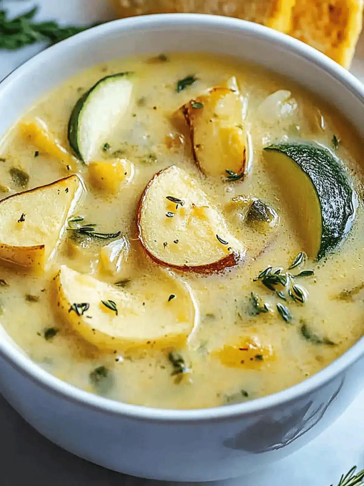 Cremige Zucchinisuppe: Gesund, einfach und lecker 3 Cremige Zucchinisuppe