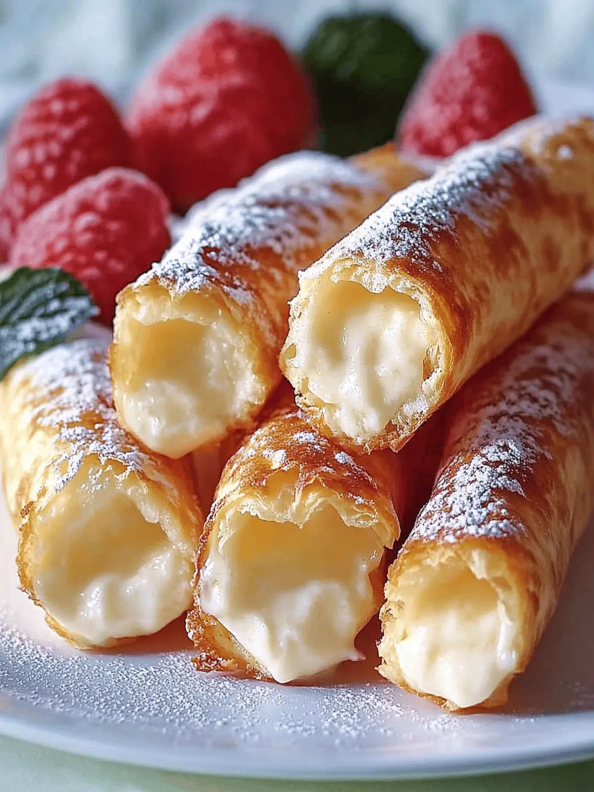 Cannoncini mit italienischer Creme