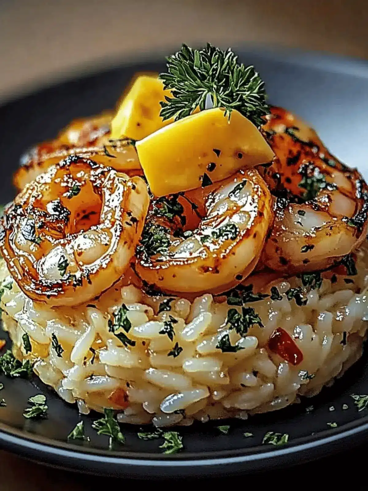 Garnelen Knoblauchbutter Reis: Einfach und köstlich 3 Garnelen Knoblauchbutter Reis