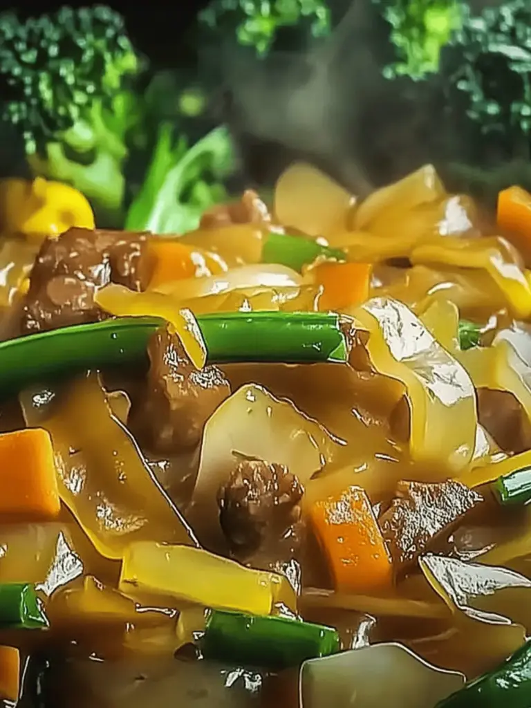 Chinakohl-Nudeln Pfanne