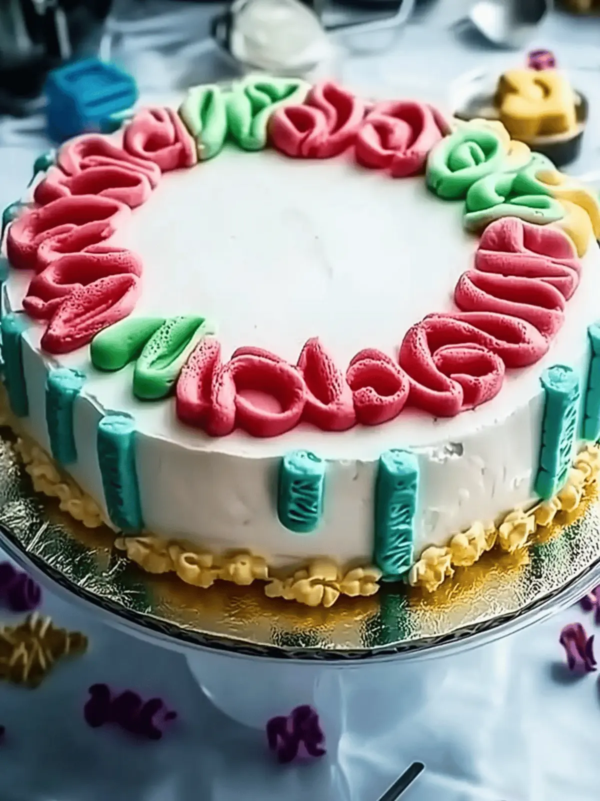 Hausgemachter Kuchen für den ersten Schultag meines Sohnes