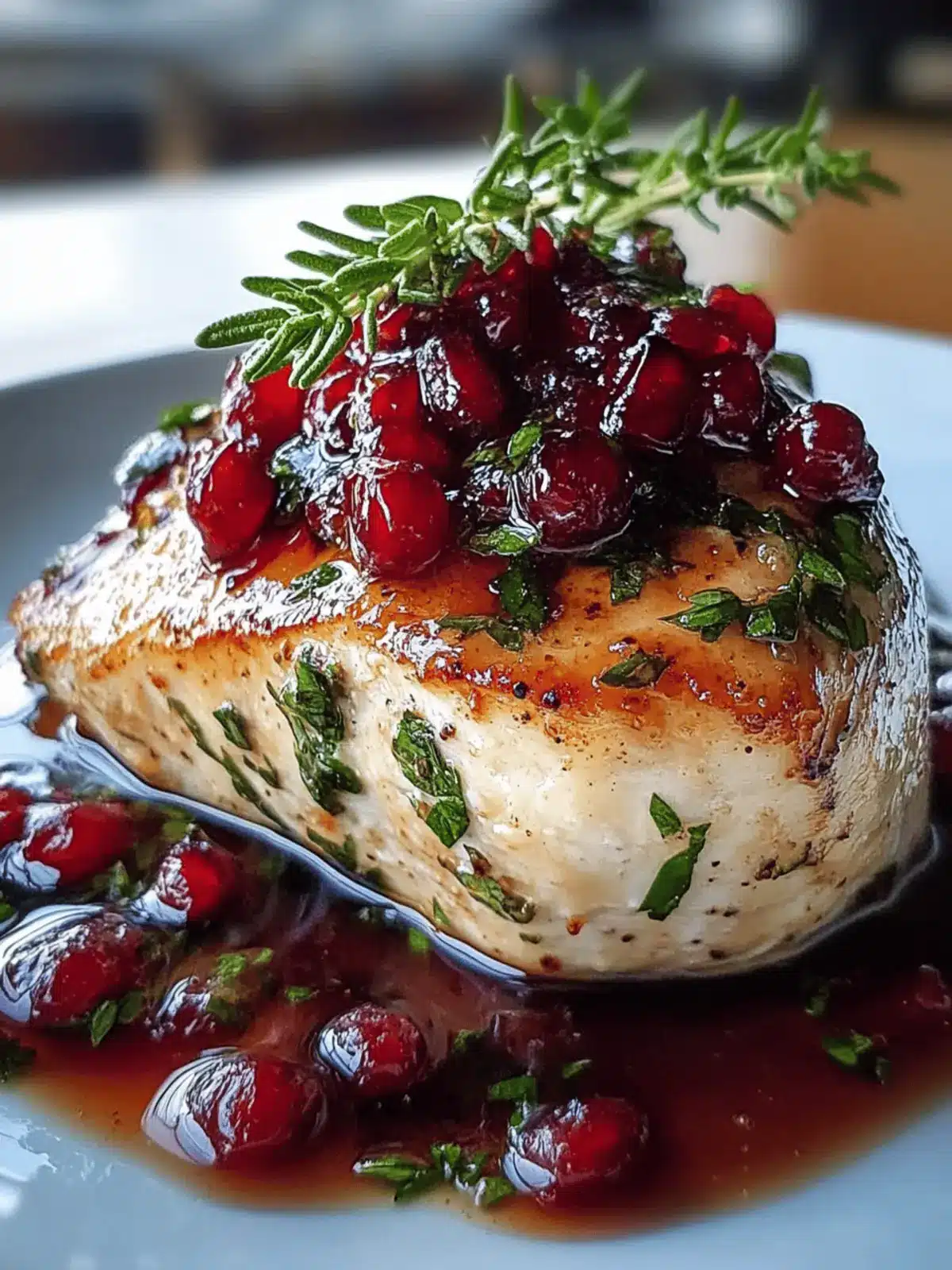 Weihnachts-Hähnchenbrust mit Preiselbeeren genießen 4 Weihnachts-Hähnchenbrust