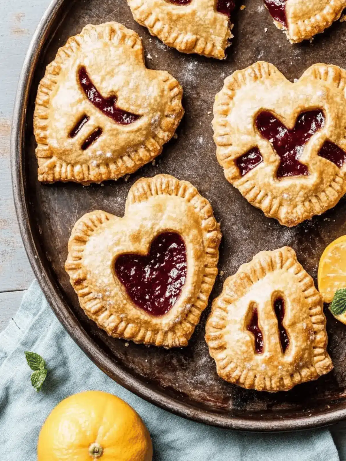 Jack-O-Lantern Hand Pasteten für Halloween Spaß 5 Jack-O-Lantern Hand Pasteten