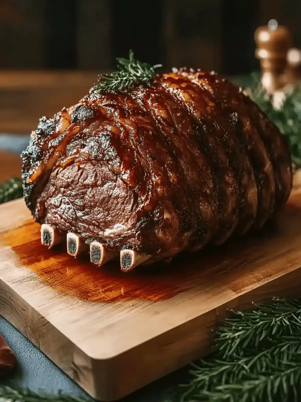 Klassisches Weihnachtsprime Rib für Festliche Genussmomente 2 Klassisches Weihnachtsprime Rib