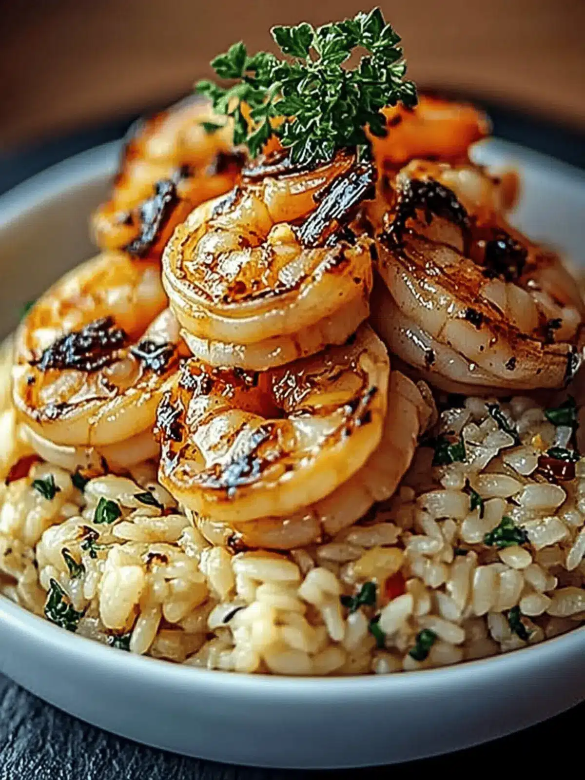 Garnelen Knoblauchbutter Reis: Einfach und köstlich 4 Garnelen Knoblauchbutter Reis
