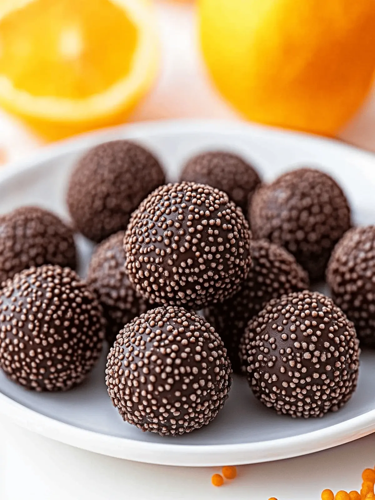 Saftige Orange Schokolade Weihnachtspralinen zum Verlieben 4 Saftige Orange Schokolade Weihnachtspralinen