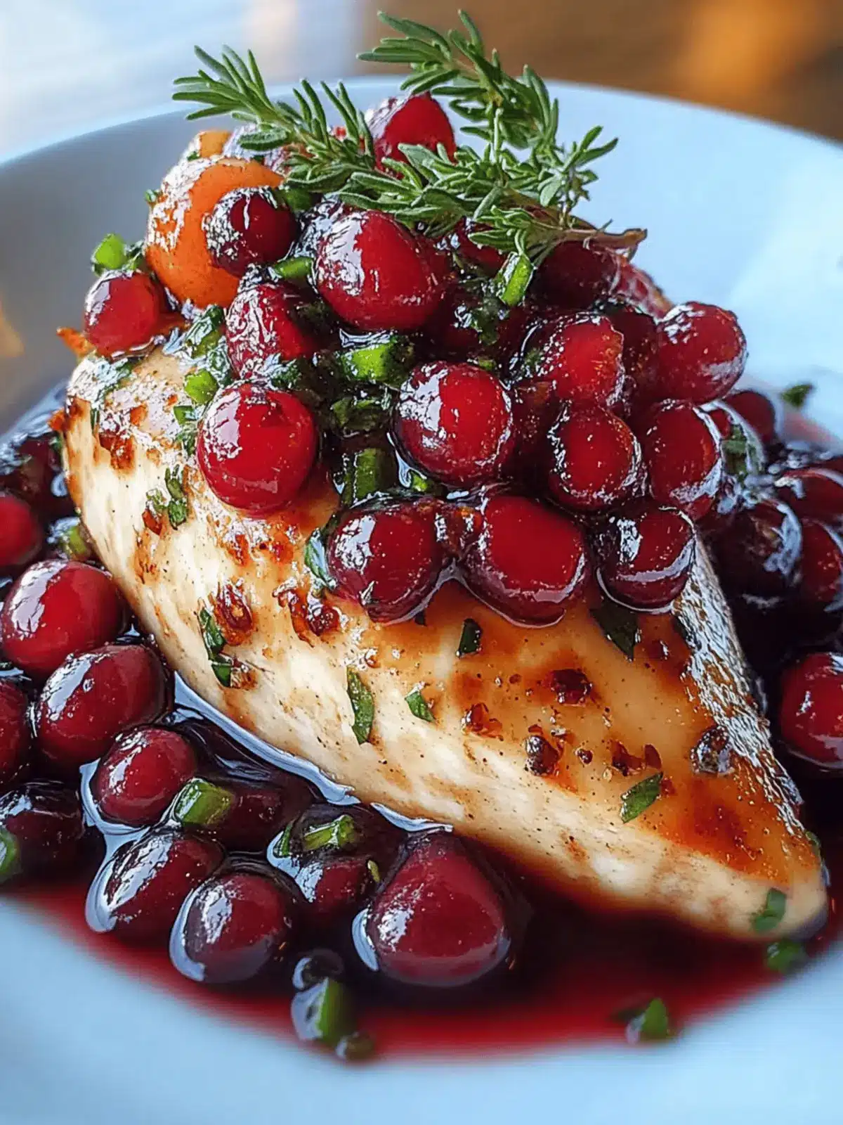 Weihnachts-Hähnchenbrust mit Preiselbeeren genießen 3 Weihnachts-Hähnchenbrust