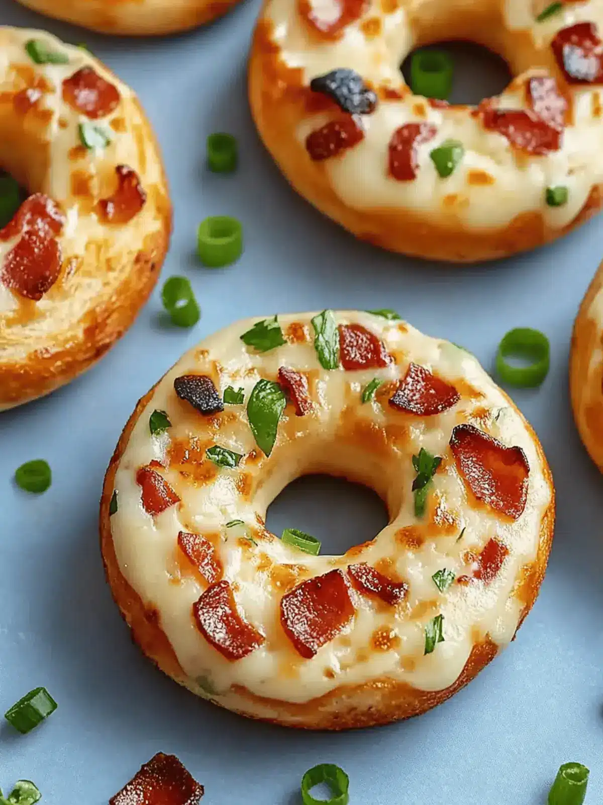 Würzige Speck-Frischkäse-Bagels mit Wow-Effekt 4 Würzige Speck-Frischkäse-Bagels