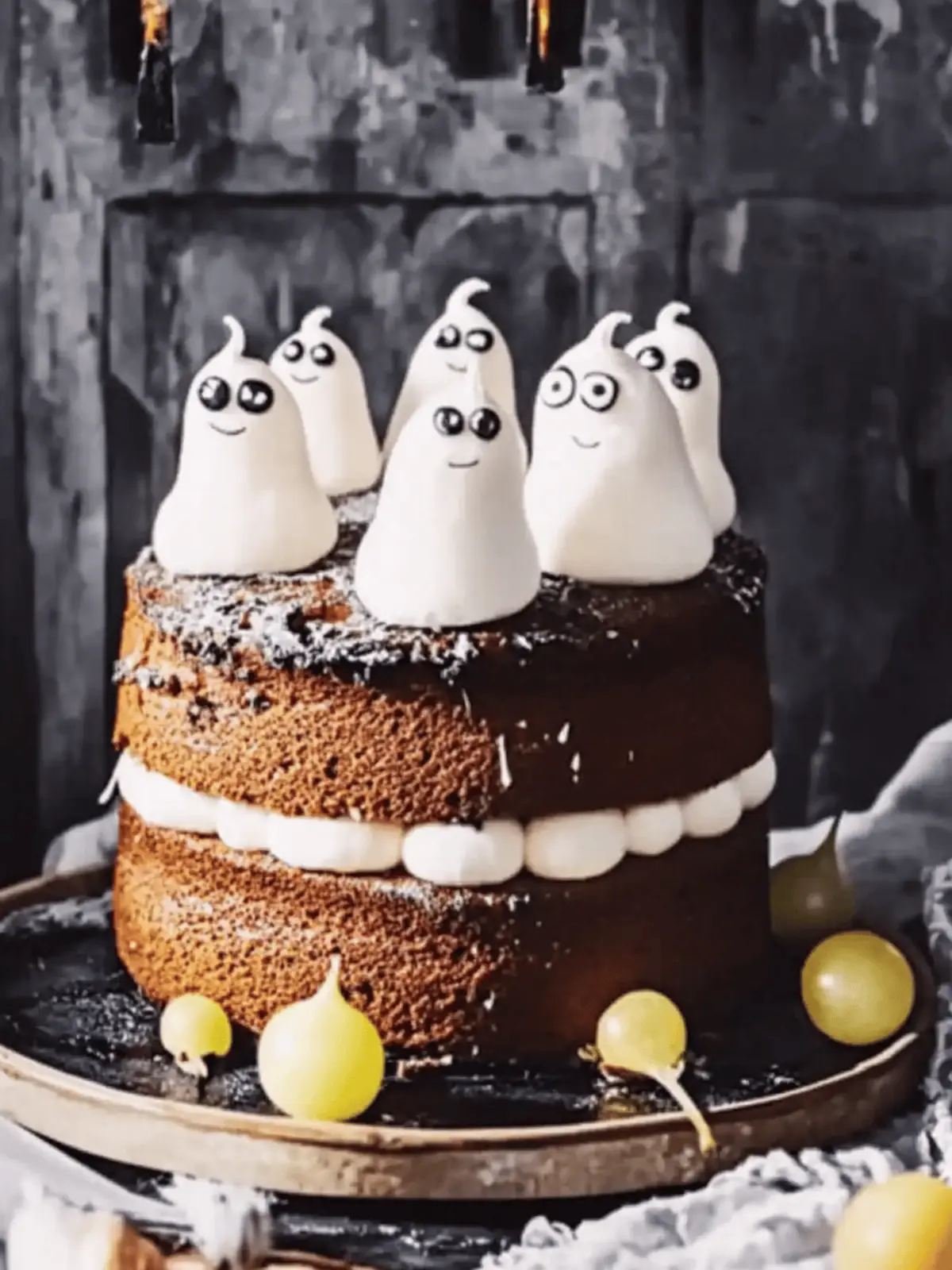 Gruselig leckere Geisterkuchen