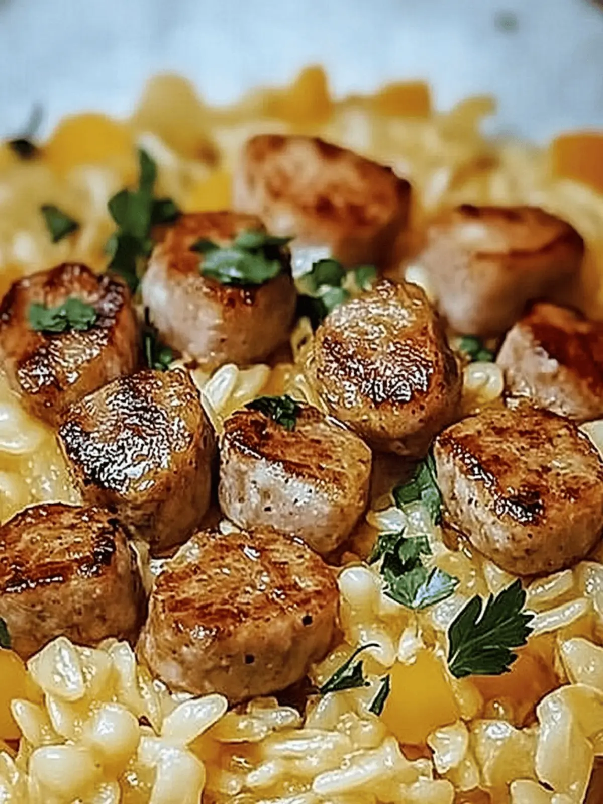 Herzhafter Wurst- und Reis-Pfannengericht für jeden Tag 5 Herzhafter Wurst- und Reis-Pfannengericht