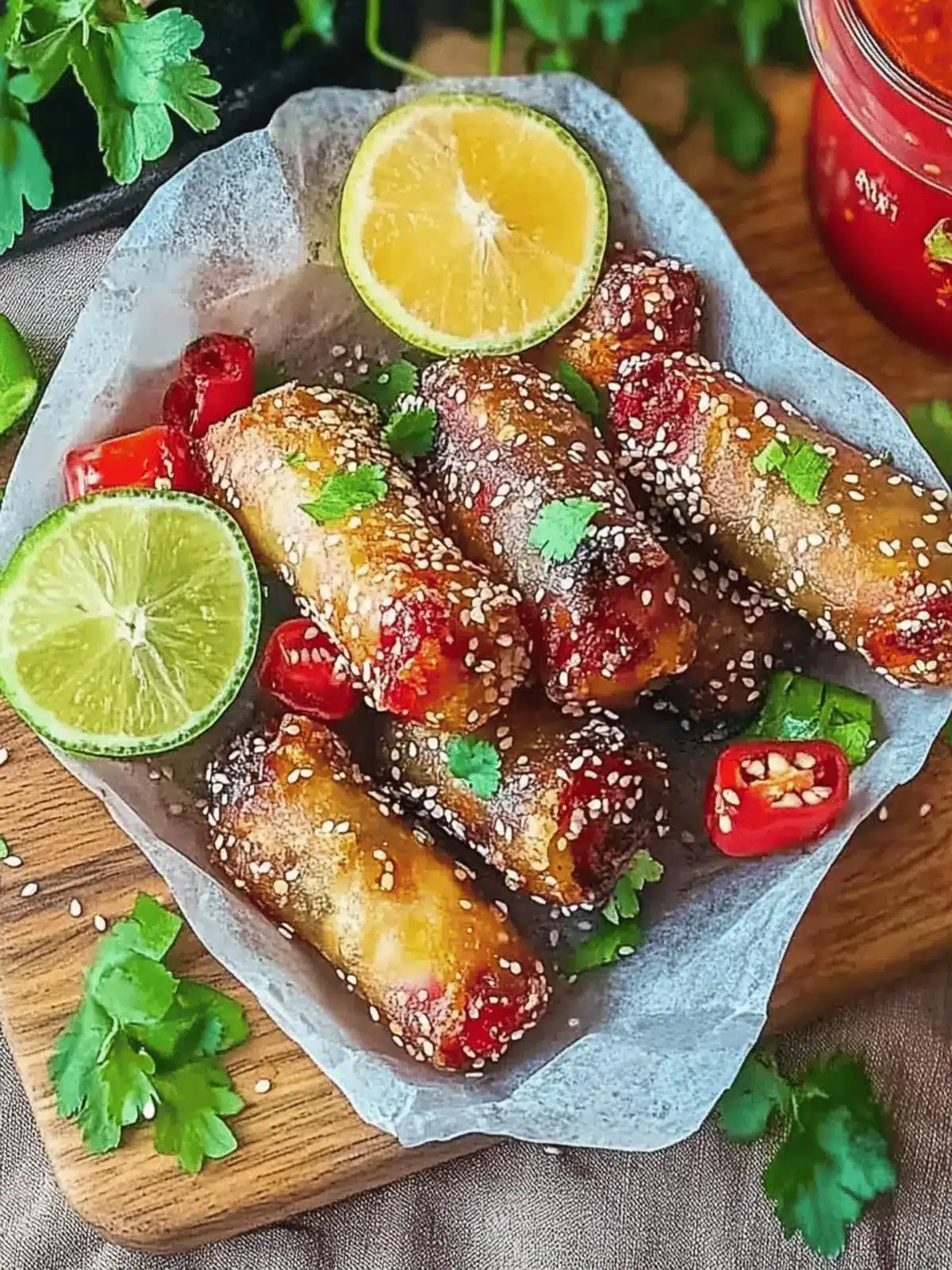 Krosse Frühlingsrollen Heißluftfritteuse: Schnell & Lecker 5 Krosse Frühlingsrollen Heißluftfritteuse