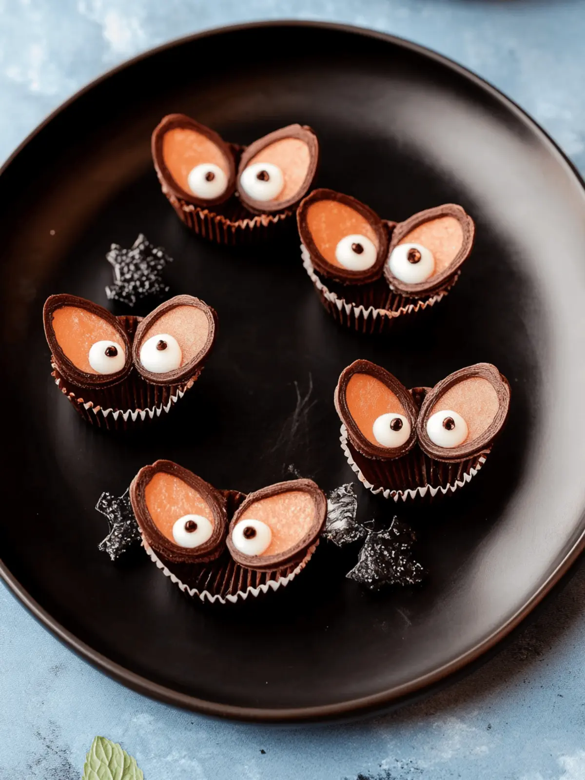 Halloween Fledermaus Kekse ganz einfach selbst machen 2 Halloween Fledermaus Kekse