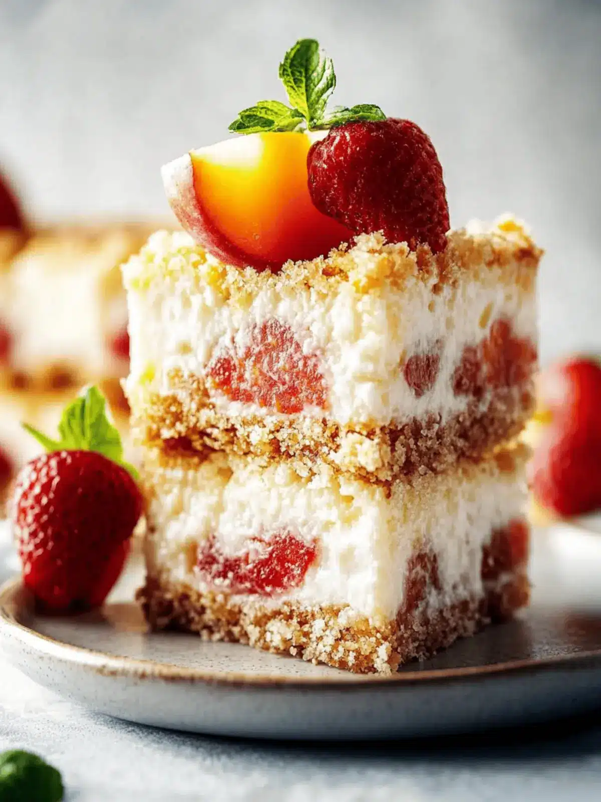 Pflaumenkäsekuchen mit Mandelstreuseln