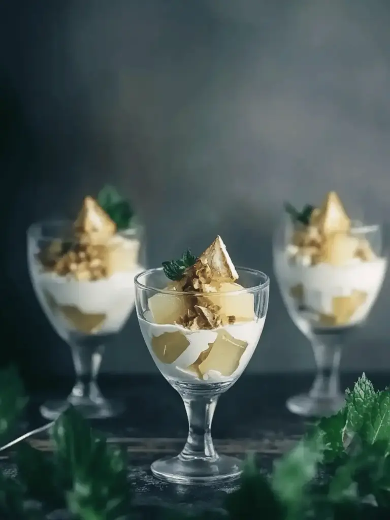 Eierlikör-Apfel-Speculoos-Mousse