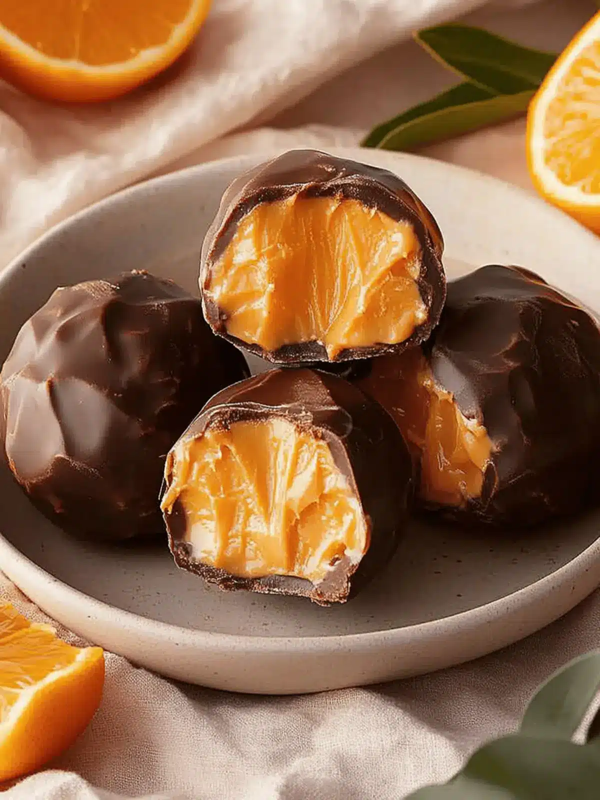 Orangen-Schokoladen-Pralinen perfekt selbstgemacht 3 Orangen-Schokoladen-Pralinen