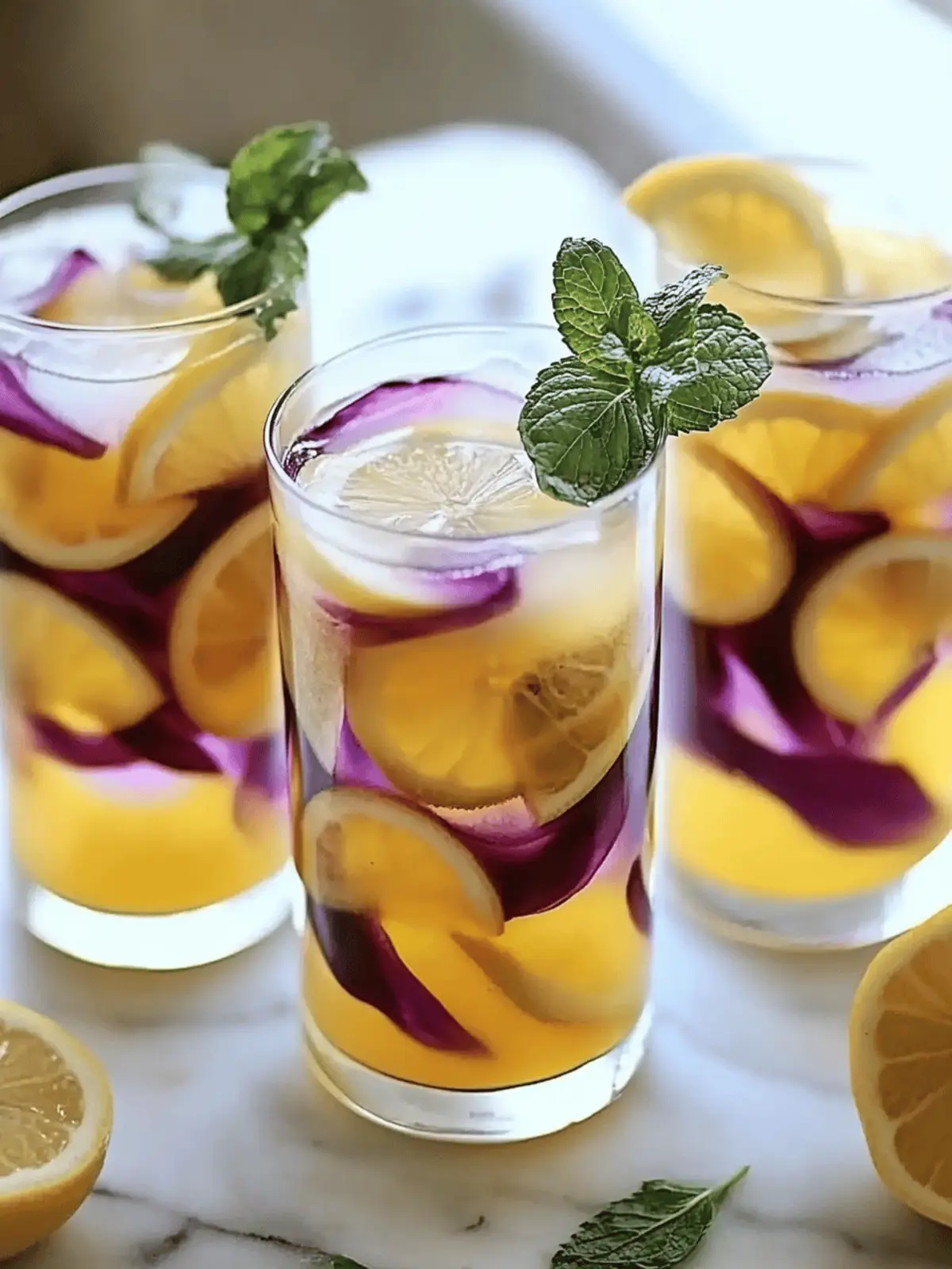 Farbwechselnde Limonade: Farbenfroher Genuss für alle 4 Farbwechselnde Limonade