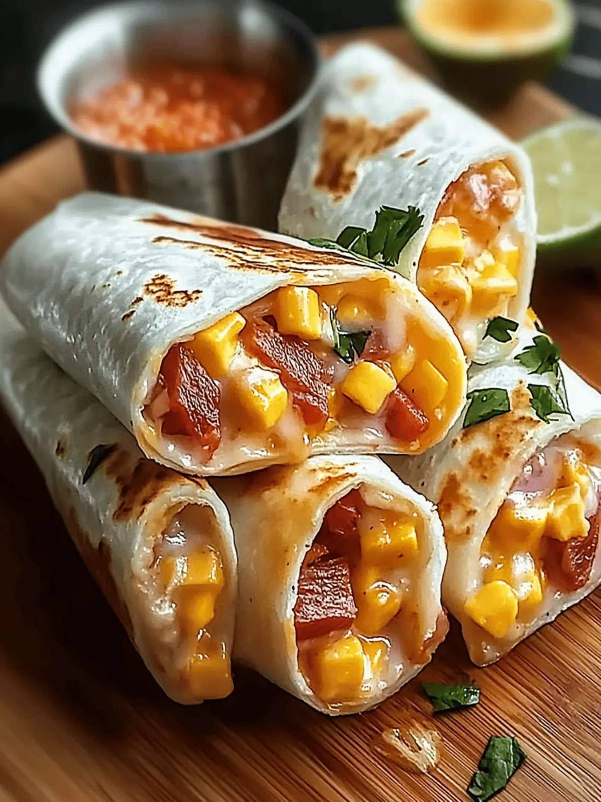 Frühstücksburritos selber machen: Einfache Anleitung 2 Frühstücksburritos selber machen