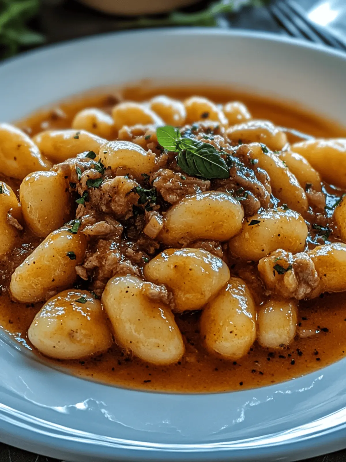 Gnocchi-Gulasch