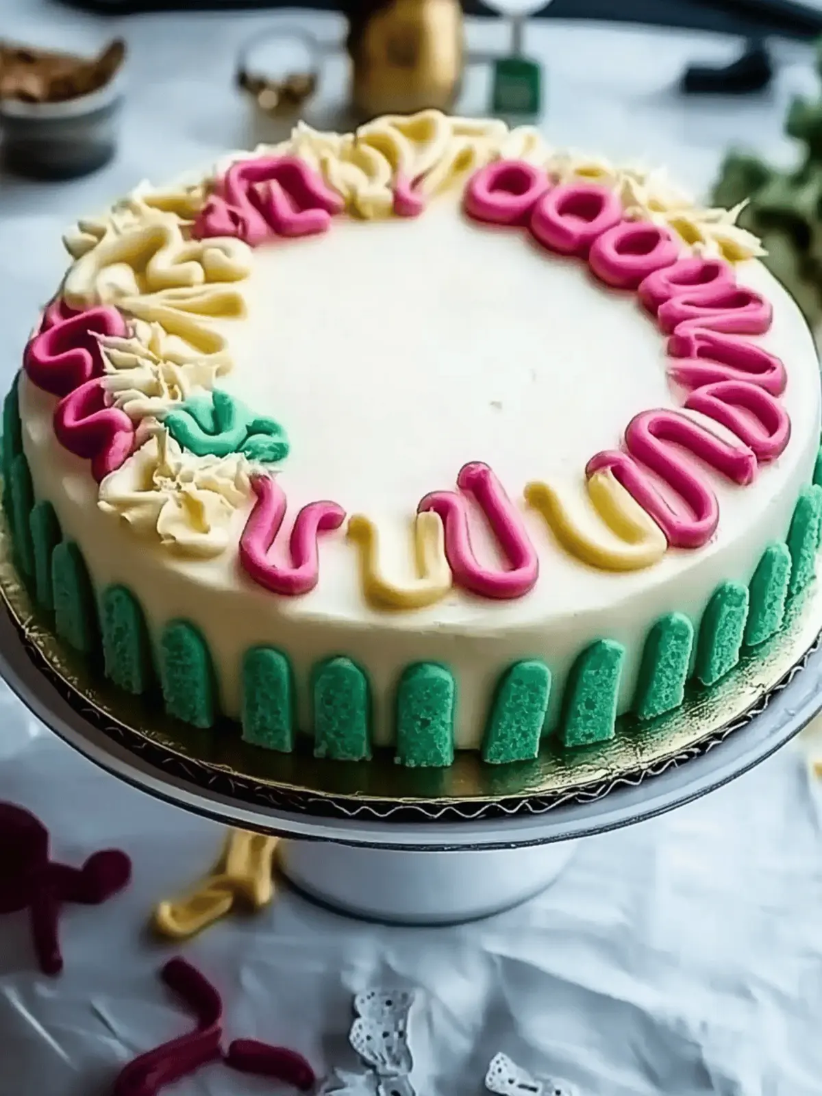 Hausgemachter Kuchen für den ersten Schultag meines Sohnes