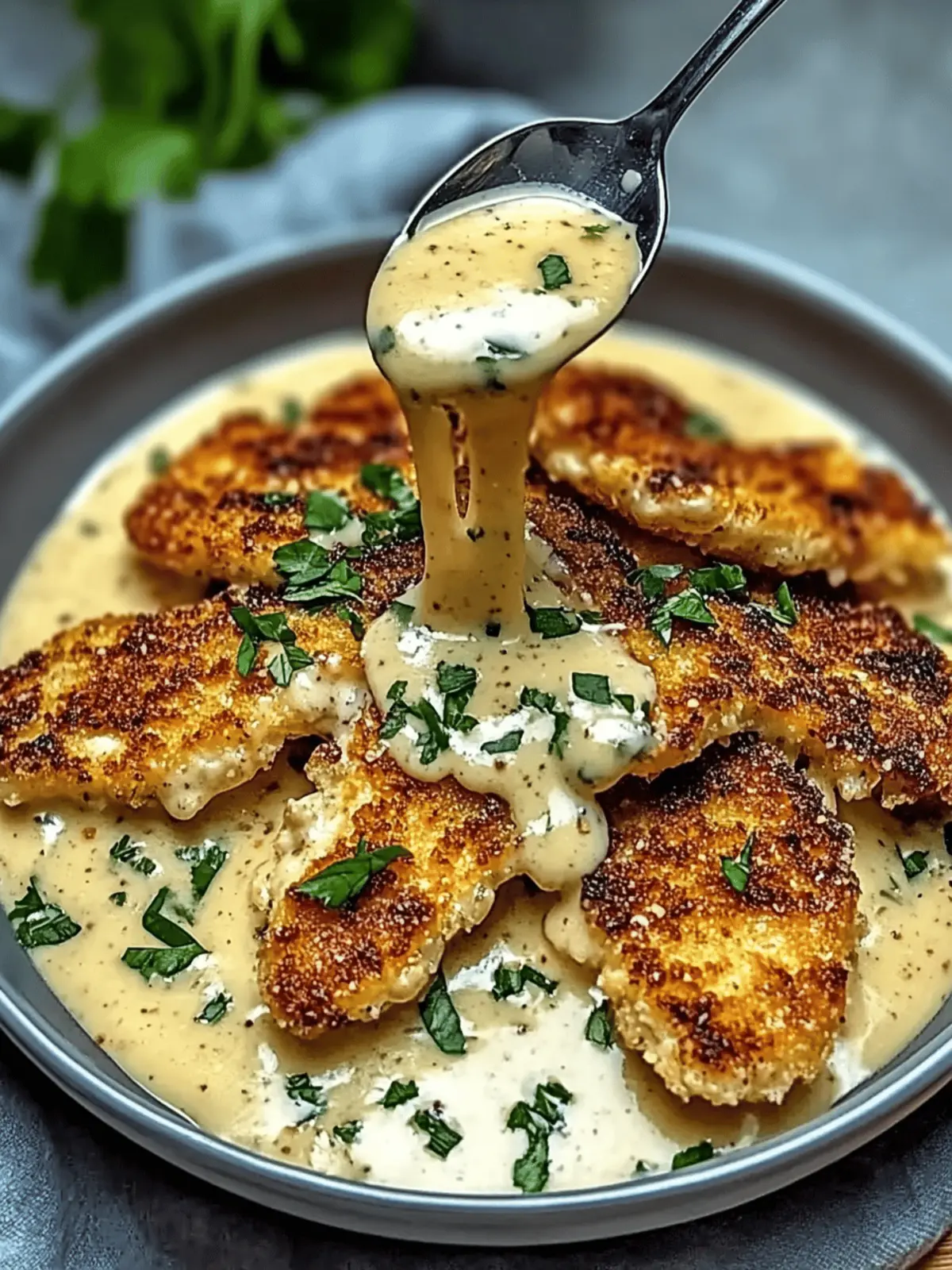 Parmesan-Hühnchen mit cremiger Knoblauchsauce schnell & lecker 3 Parmesan-Hühnchen mit cremiger Knoblauchsauce