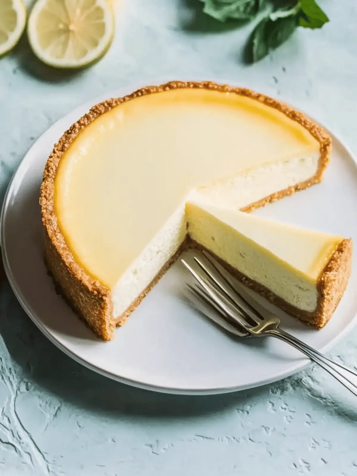 Cremiger New York Käsekuchen mit dem perfekten Crunch 3 New York Käsekuchen