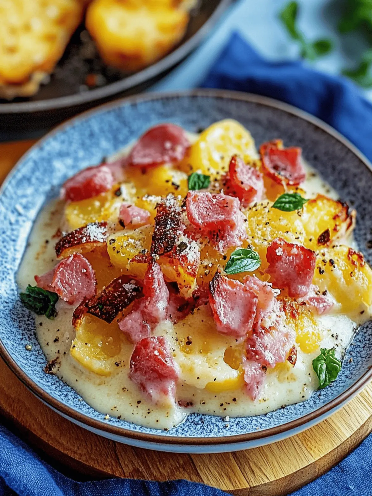 Carbonara Kartoffelauflauf