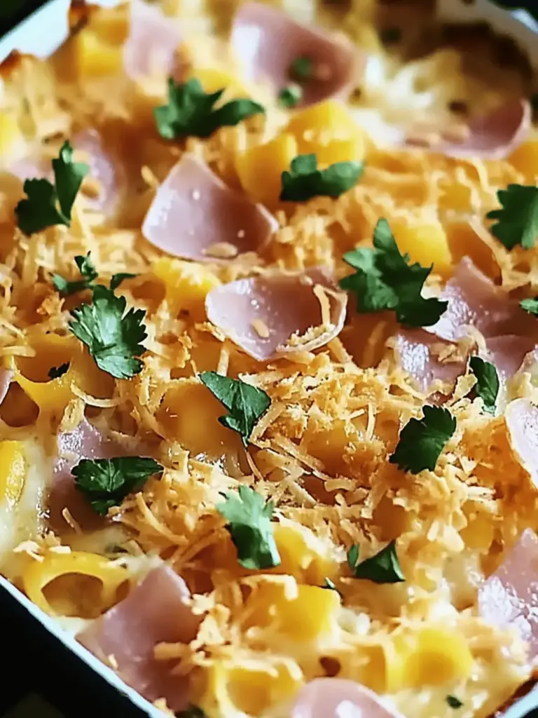 Hühnchen Cordon Bleu Auflauf