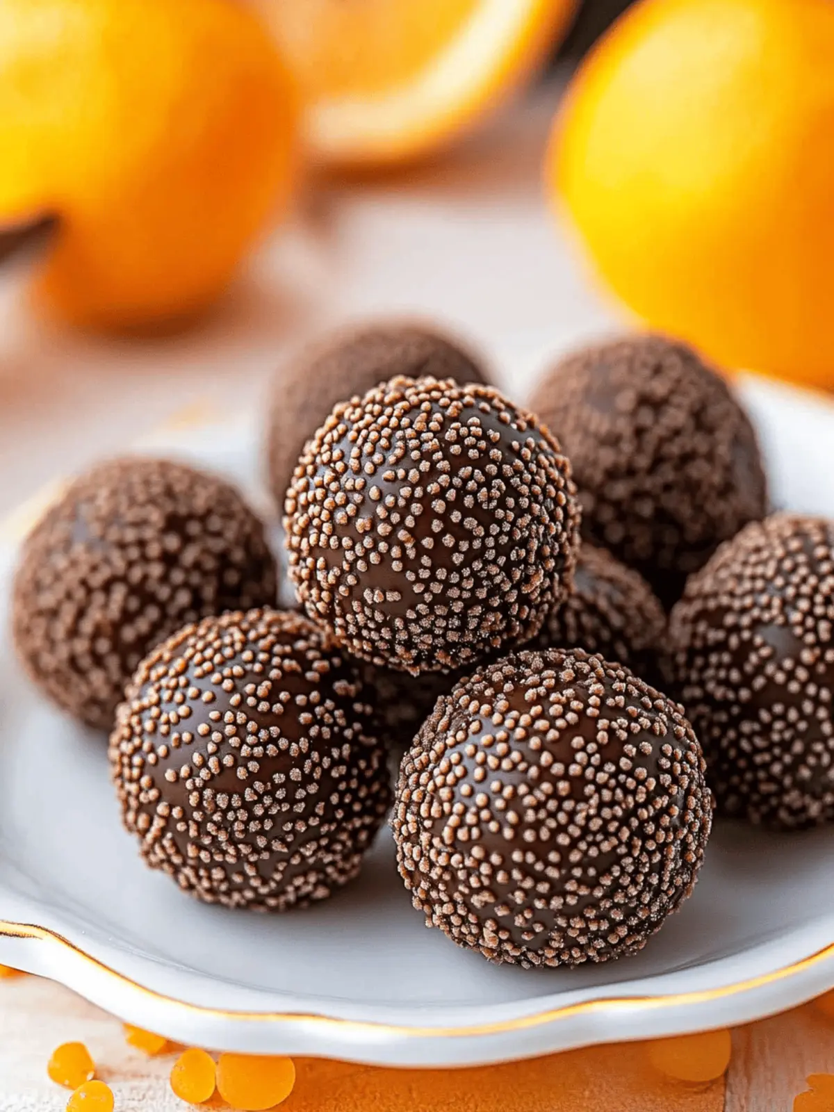 Saftige Orange Schokolade Weihnachtspralinen zum Verlieben 2 Saftige Orange Schokolade Weihnachtspralinen