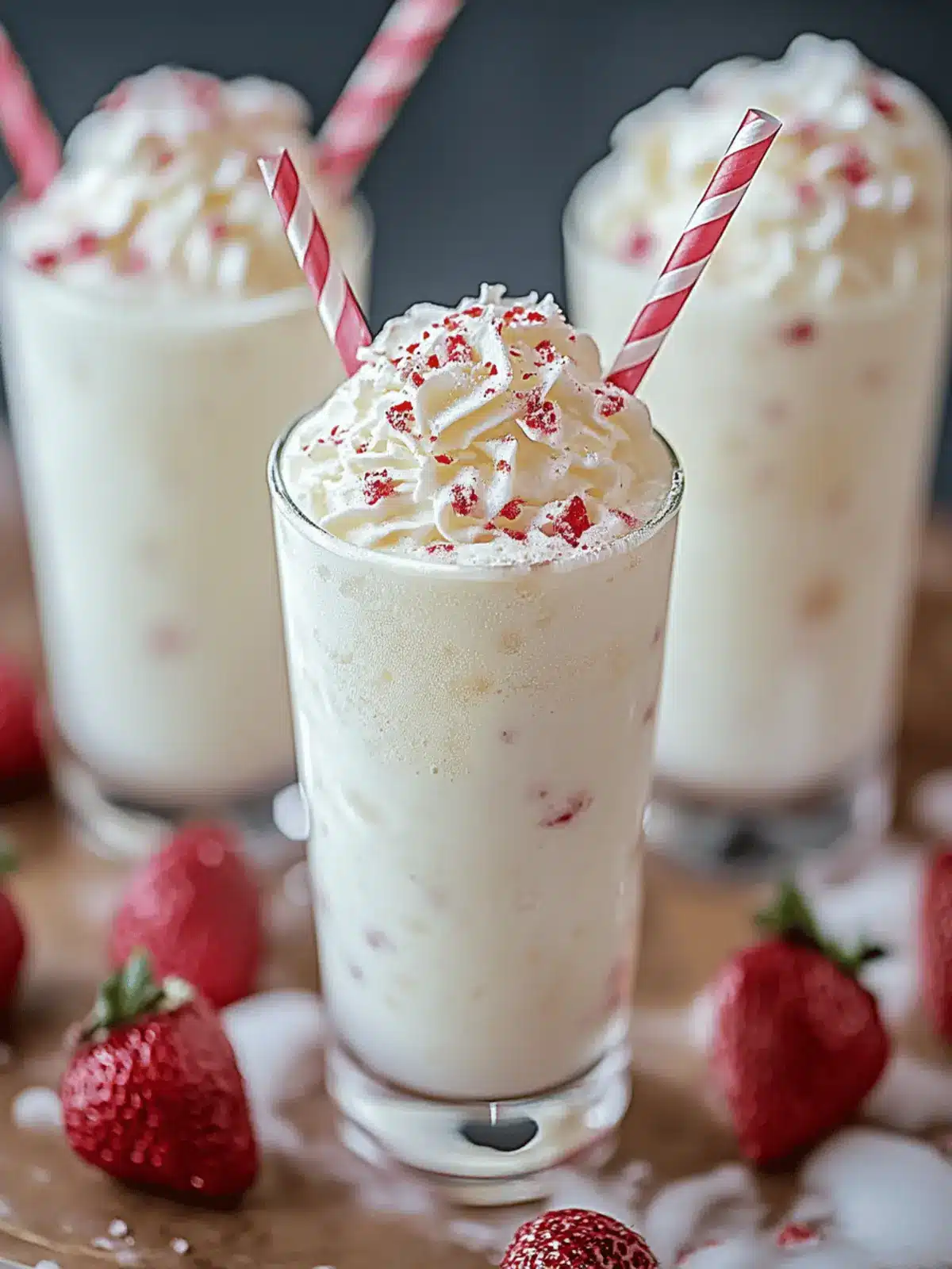 Festlicher Pfefferminz-Weihnachtsfloat